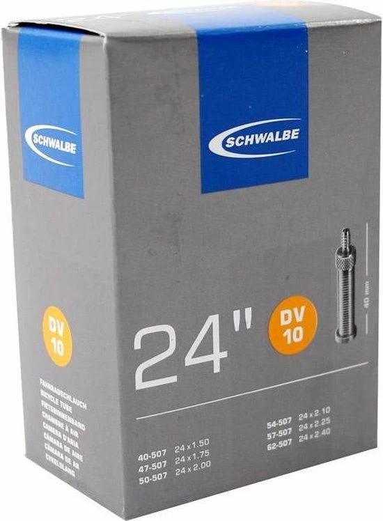Gloednieuw โ๏ธ Schwalbe Binnenband 24 X 1.50/2.40 Inch (40/62-507) Dv 40 Mm ๐ฅ 12 Gloednieuw โ๏ธ Schwalbe Binnenband 24 X 1.50/2.40 Inch (40/62-507) Dv 40 Mm ๐ฅ - Afbeelding 10