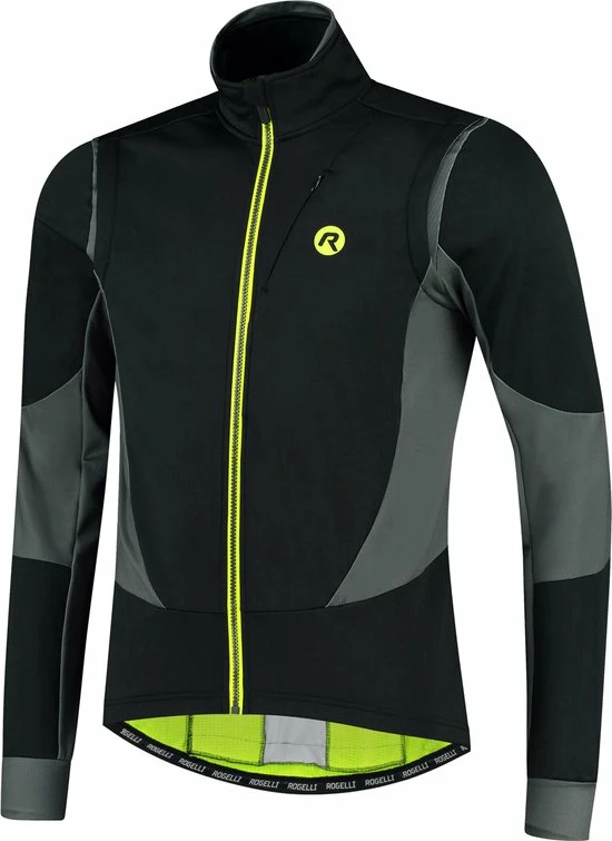 Promo π Rogelli Brave Winterjack - Fietsjack - Zwart/Grijs/Fluor - Heren - Maat 3XL π₯° 4 Promo π Rogelli Brave Winterjack - Fietsjack - Zwart/Grijs/Fluor - Heren - Maat 3XL π₯° - Afbeelding 2