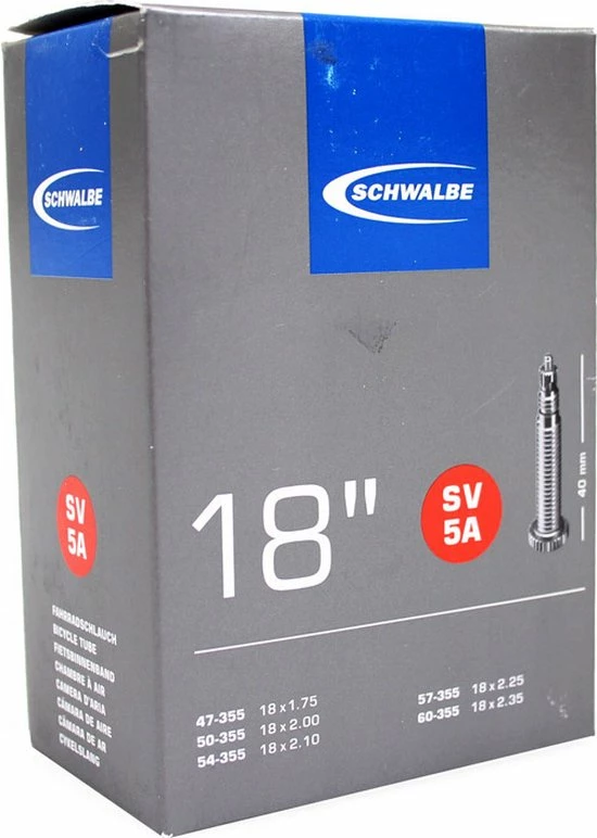Beste Verkoop π Schwalbe Binnenband Sv5a 18 X 1.75-2.35 (47/60-355) Fv 40 Mm β¨ 6 Beste Verkoop π Schwalbe Binnenband Sv5a 18 X 1.75-2.35 (47/60-355) Fv 40 Mm β¨ - Afbeelding 4