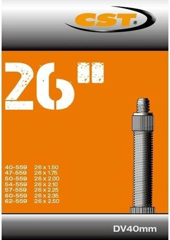 Goedkoop 🥰 Cst Binnenband 26 X 1.50-2.50 (40/62-559) Dv 40 Mm ✨ 8 Goedkoop 🥰 Cst Binnenband 26 X 1.50-2.50 (40/62-559) Dv 40 Mm ✨ - Afbeelding 6