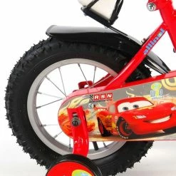 Beste deal 😀 Volare Disney Cars Kinderfiets - Jongens - 12 Inch - Rood 😀 -MGO Leisure Wear winkel 550x790 1