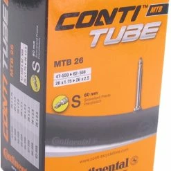 Goedkoopste ❤️ Continental Binnenband Mtb Fv 60 Mm 26x1.75/2.50 Rubber Zwart 🔥