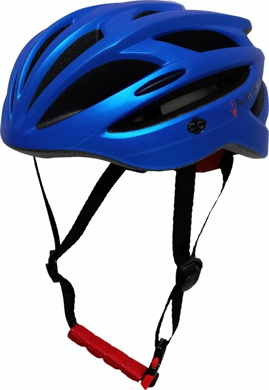 Aanbiedingen ⌛ Pro Sport Lights Fietshelm Mannen/vrouwen - Met Verlichting - Metallic Blauw - 54/61cm 😀 3 Aanbiedingen ⌛ Pro Sport Lights Fietshelm Mannen/vrouwen - Met Verlichting - Metallic Blauw - 54/61cm 😀