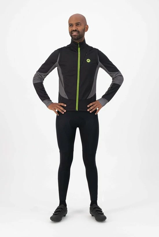 Promo π Rogelli Brave Winterjack - Fietsjack - Zwart/Grijs/Fluor - Heren - Maat 3XL π₯° 6 Promo π Rogelli Brave Winterjack - Fietsjack - Zwart/Grijs/Fluor - Heren - Maat 3XL π₯° - Afbeelding 4