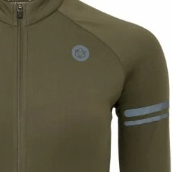 Groothandel 🛒 AGU Thermo Fietsshirt Lange Mouwen Essential Dames - Army Green - S 👍 -MGO Leisure Wear winkel 550x827 2