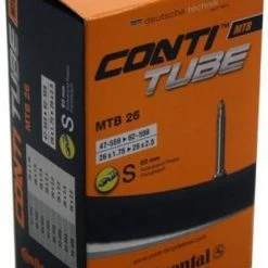 Goedkoopste ❤️ Continental Binnenband Mtb Fv 60 Mm 26x1.75/2.50 Rubber Zwart 🔥 -MGO Leisure Wear winkel 550x829 1